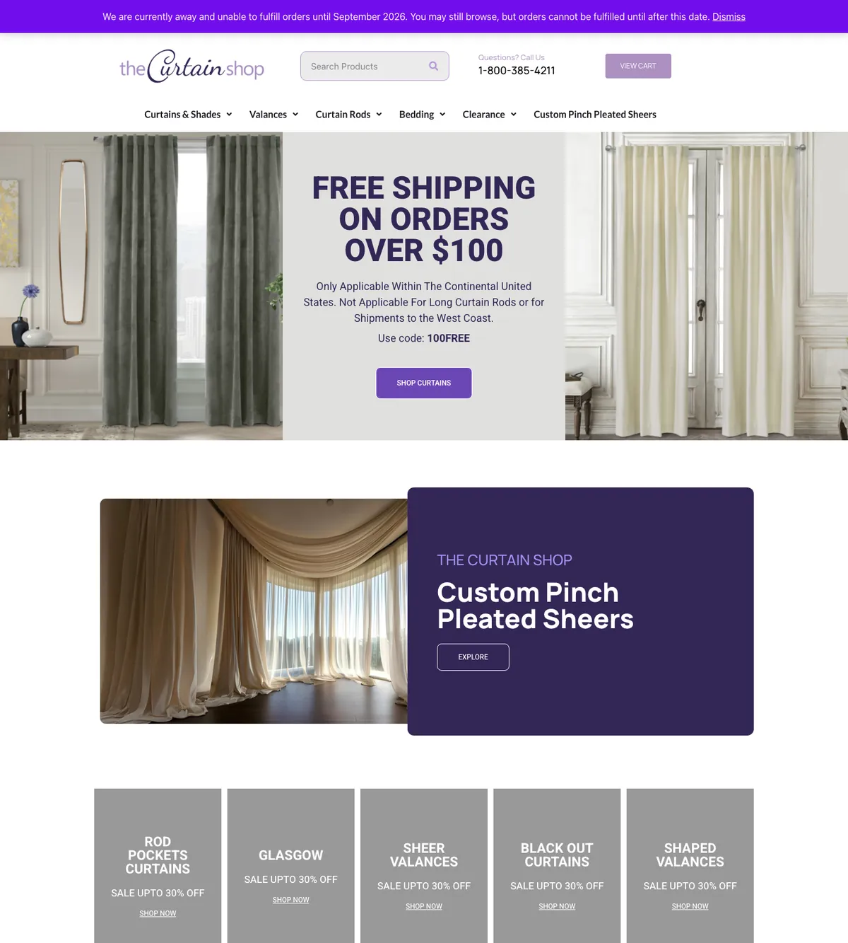 Проєкт The Curtain Shop